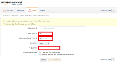 Offers - How to Add Products on Amazon? Bitclu